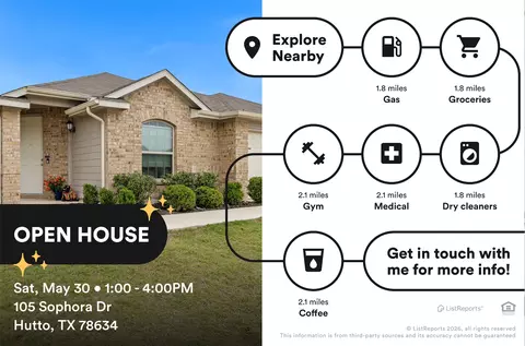 105 Sophora Dr, Hutto, TX 78634