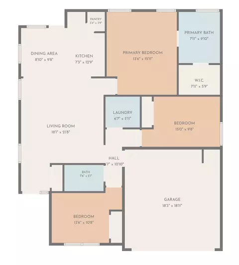 Floorplan - 113 Wallops, Kyle, TX 78640 photo 1 of 1