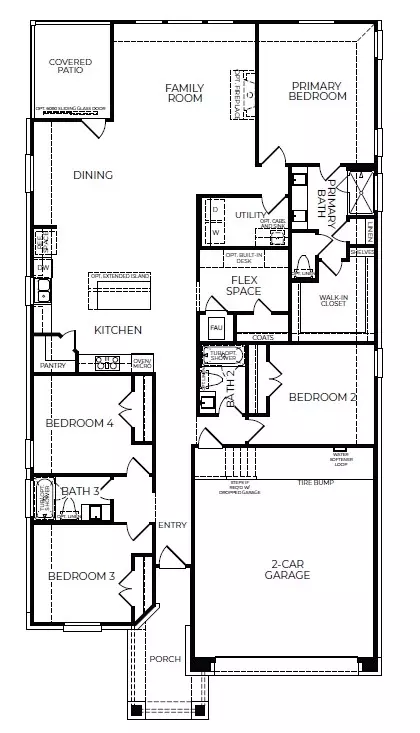 Floorplan - 310 Treadwell Ln, Kyle, TX 78640 photo 1 of 1