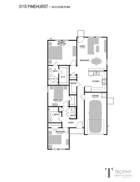 Floorplan - 332 Bendecido Loop, Elgin, TX 78621 photo 1 of 1