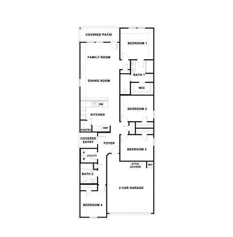 Floorplan - 162 Sandringham Loop, Kyle, TX 78640 photo 1 of 1