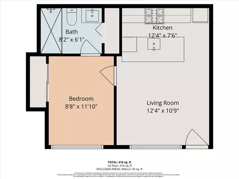 Floorplan - 304 E 33rd St #4, Austin, TX 78705 photo 1 of 1