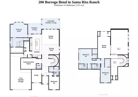 Floorplan - 200 Borrego Bnd, Liberty Hill, TX 78642 photo 1 of 1