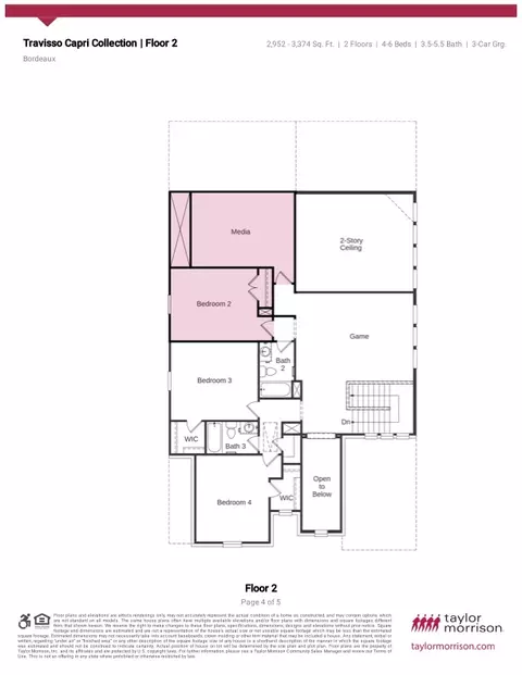 Floorplan - 1928 Varese Path, Leander, TX 78641 photo 2 of 2