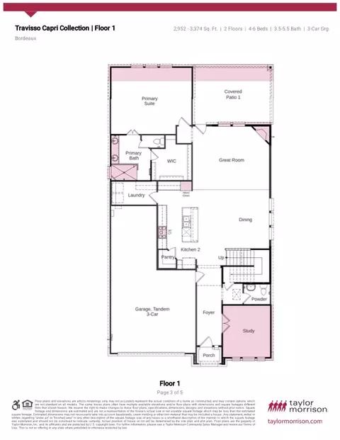 Floorplan - 1928 Varese Path, Leander, TX 78641 photo 1 of 2