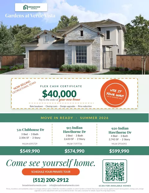 913 Indian Hawthorne Dr #G, Georgetown, TX 78628