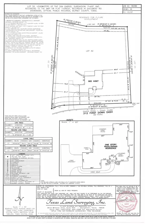 Floorplan - 312 First Down Dash, Burnet, TX 78611 photo 1 of 1