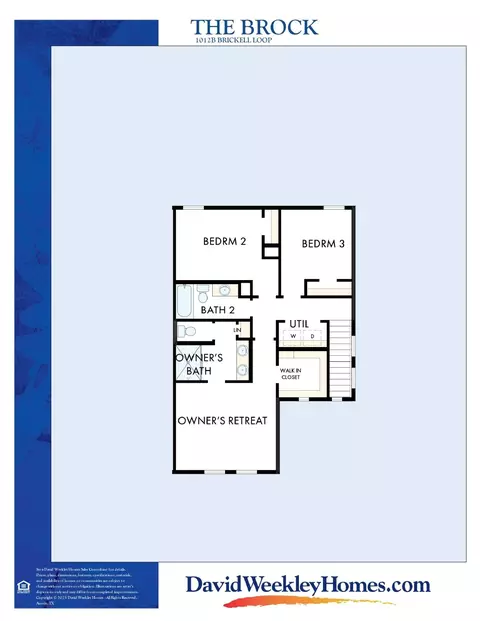 Floorplan - 1012 Brickell Loop # B, Austin, TX 78744 photo 2 of 2