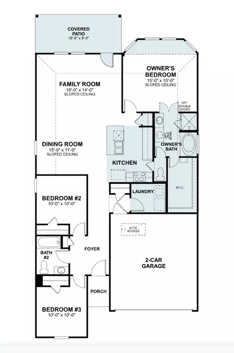 Floorplan - 9404 Corvallis Dr, Austin, TX 78747 photo 1 of 1
