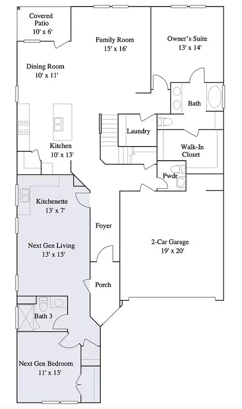 Floorplan - 932 Mallow Rd, Leander, TX 78641 photo 1 of 2