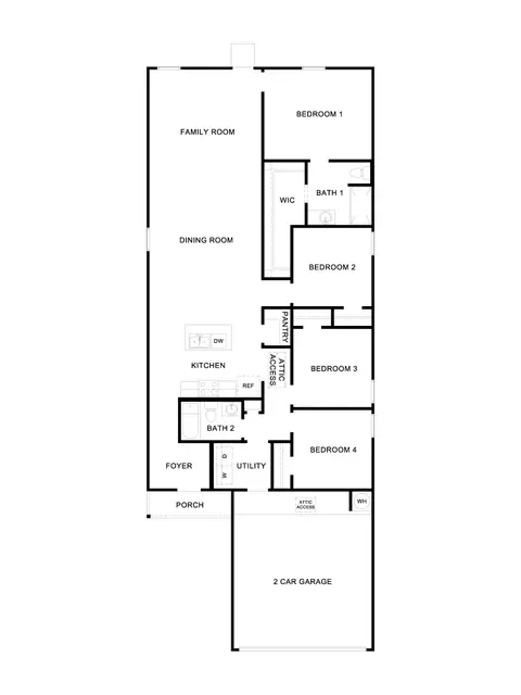 Floorplan - 241 Howard Dr, Maxwell, TX 78656 photo 1 of 1