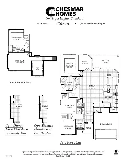 Floorplan - 404 Ridgewell Loop, Georgetown, TX 78633 photo 1 of 1
