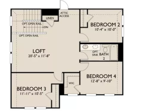 Floorplan - 1812 Davee Pl, Georgetown, TX 78633 photo 2 of 2