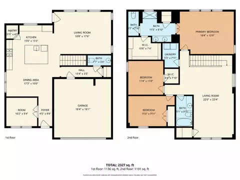 Floorplan - 1144 Waterfall Ave, Leander, TX 78641 photo 3 of 3