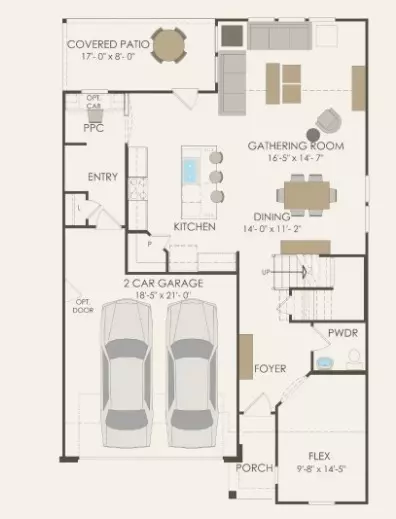 Floorplan - 536 Rubber Tree Way, Buda, TX 78610 photo 1 of 2