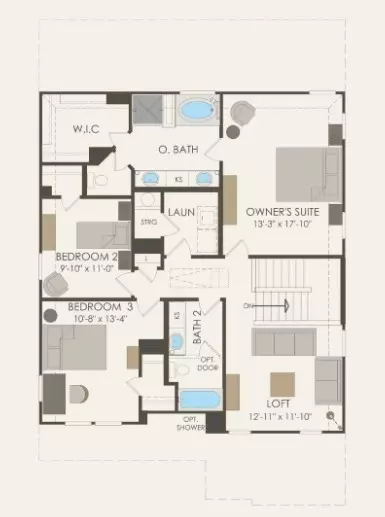 Floorplan - 536 Rubber Tree Way, Buda, TX 78610 photo 2 of 2