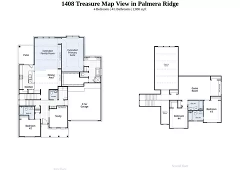 Floorplan - 1408 Treasure Map Vw, Leander, TX 78641 photo 1 of 1