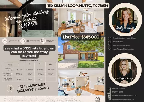 130 Killian Loop, Hutto, TX 78634