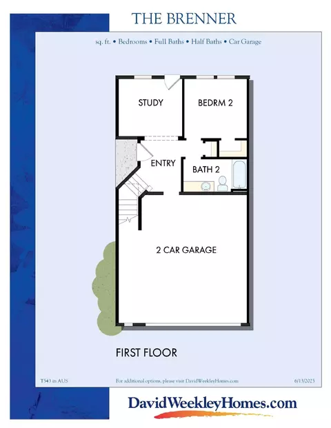 Floorplan - 1010 Brickell Loop # A, Austin, TX 78744 photo 1 of 2