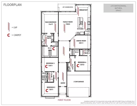 Floorplan - 270 Smithsonian Ln, Kyle, TX 78640 photo 1 of 1