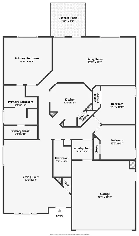 Floorplan - 150 Engineers Pass, Jarrell, TX 76537 photo 1 of 1
