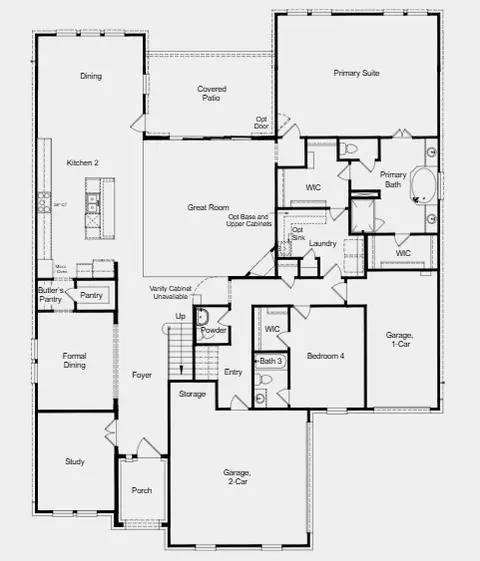 Floorplan - 2536 Chiavari Way, Leander, TX 78641 photo 1 of 2