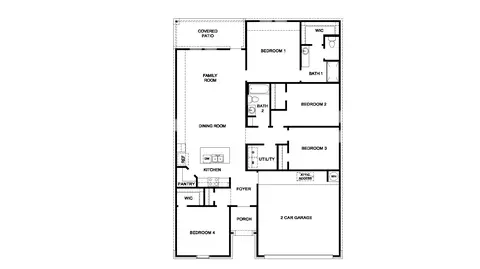 Floorplan - 596 Hector Loop, Georgetown, TX 78626 photo 1 of 1