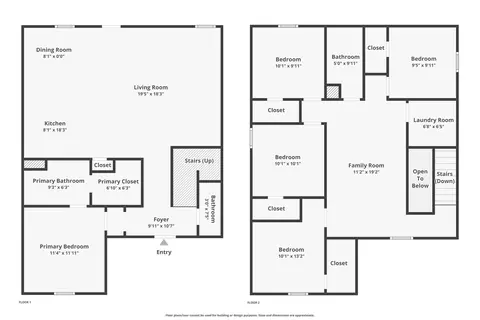 Floorplan - 1061 Phantom Hill Blvd, Buda, TX 78610 photo 1 of 1