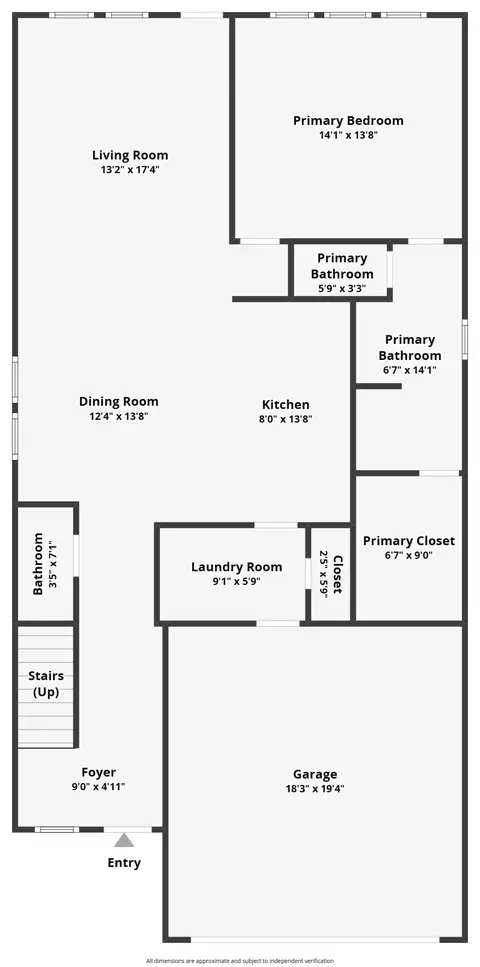 Floorplan - 495 Eves Necklace Dr, Buda, TX 78610 photo 1 of 2