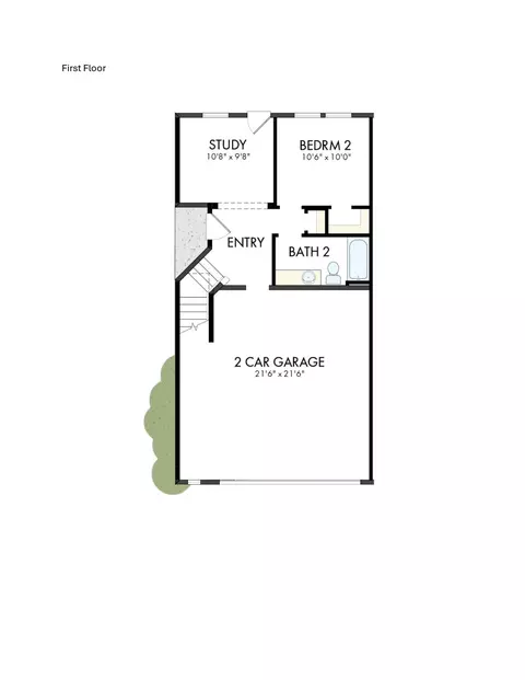 Floorplan - 1006 Brickell Loop # A, Austin, TX 78744 photo 1 of 2
