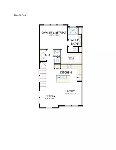 Floorplan - 1006 Brickell Loop # A, Austin, TX 78744 photo 2 of 2