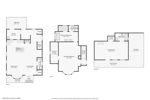 Floorplan - 2003 E 9th St, Austin, TX 78702 photo 4 of 4