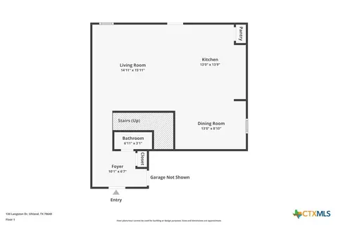 Floorplan - 134 Langston Dr, Uhland, TX 78640 photo 1 of 3