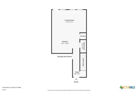 Floorplan - 140 Kendall Ln, Uhland, TX 78656 photo 1 of 3