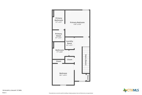 Floorplan - 140 Kendall Ln, Uhland, TX 78656 photo 2 of 3