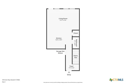 Floorplan - 129 Varner Way, Maxwell, TX 78656 photo 1 of 3
