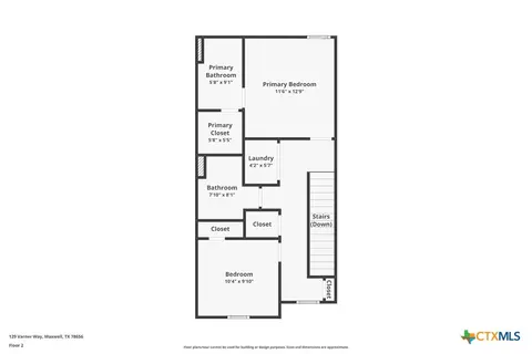 Floorplan - 129 Varner Way, Maxwell, TX 78656 photo 2 of 3