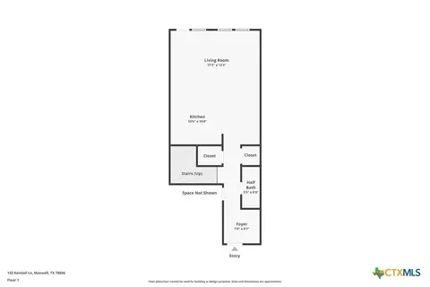 Floorplan - 132 Kendall Ln, Uhland, TX 78656 photo 1 of 3