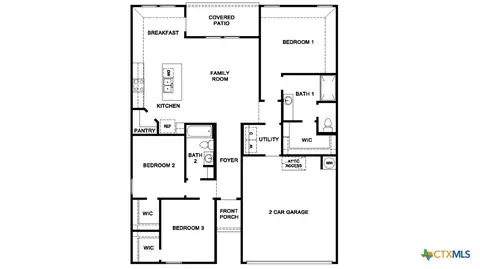 Floorplan - 549 Hector Loop, Georgetown, TX 78626 photo 1 of 1