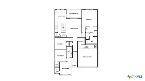 Floorplan - 579 Hector Loop, Georgetown, TX 78626 photo 1 of 1