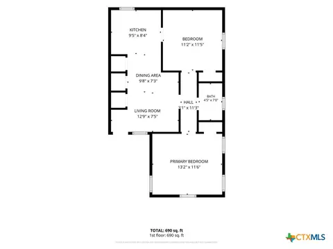 Floorplan - 2601 2603 Summer Ave, Waco, TX 76708 photo 1 of 4