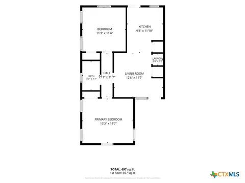 Floorplan - 2601 2603 Summer Ave, Waco, TX 76708 photo 2 of 4