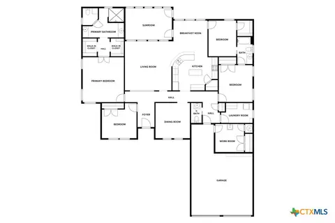 Floorplan - 10559 Hartrick Bluff Rd, Temple, TX 76502 photo 1 of 1