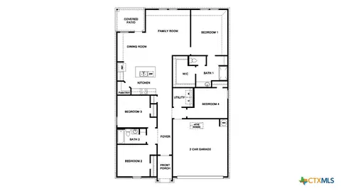 Floorplan - 575 Hector Loop, Georgetown, TX 78626 photo 1 of 1
