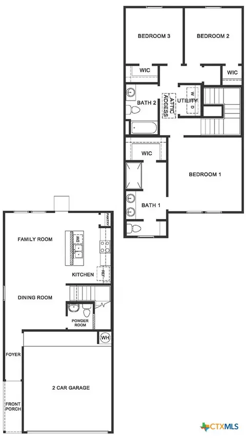 Floorplan - 1726 Rapids Dr, Temple, TX 76502 photo 1 of 1