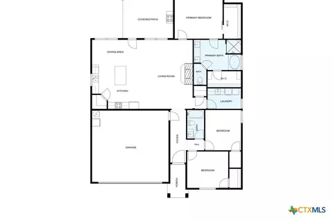 Floorplan - 412 Jake Dr, Jarrell, TX 76537 photo 1 of 1