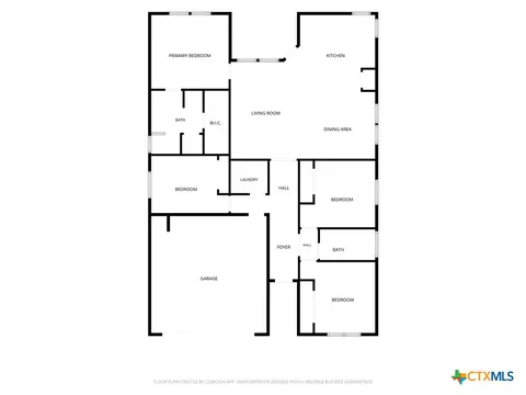 Floorplan - 1009 Spring Terrace Loop, Temple, TX 76502 photo 1 of 1