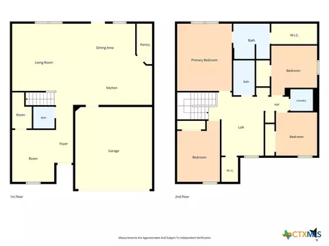 Floorplan - 8915 Misty Pine Dr, Temple, TX 76502 photo 6 of 6
