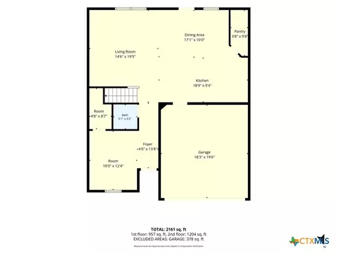 Floorplan - 8915 Misty Pine Dr, Temple, TX 76502 photo 1 of 6
