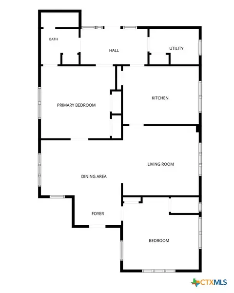 Floorplan - 124 S Avenue I, Shiner, TX 77984 photo 1 of 1